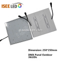 Luz de panel LED dinámico impermeable para a instalación ao aire libre